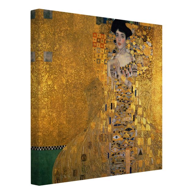 Telas decorativas réplicas de quadros famosos Gustav Klimt - Portrait Of Adele Bloch-Bauer I