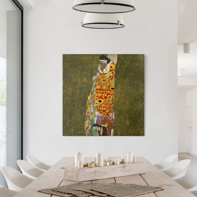 Quadros por movimento artístico Gustav Klimt - Hope II