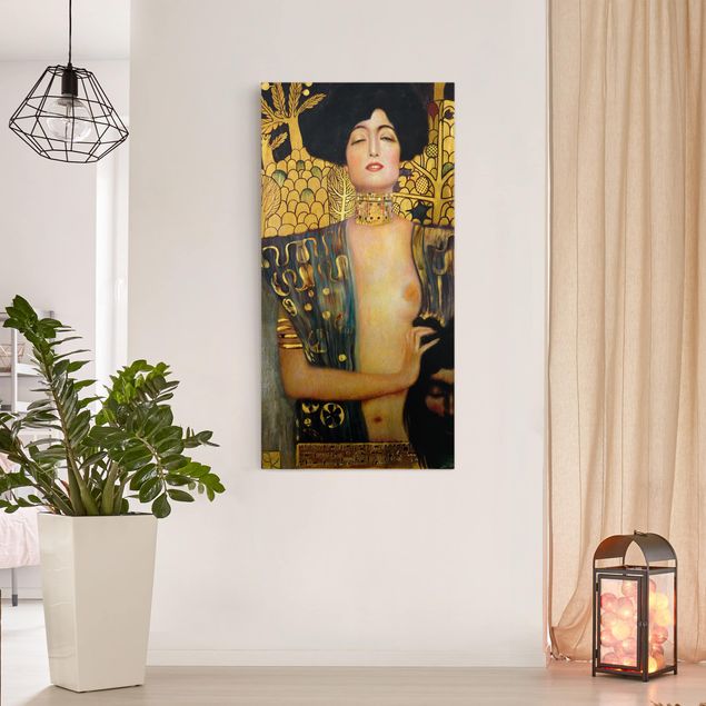 decoraçao para parede de cozinha Gustav Klimt - Judith I