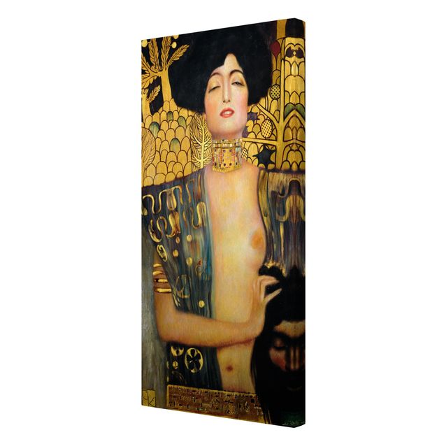 Telas decorativas réplicas de quadros famosos Gustav Klimt - Judith I