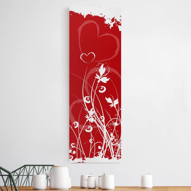 decoraçao para parede de cozinha Hearts Of Flower