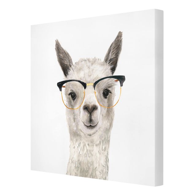 decoração quadros Hip Lama With Glasses I