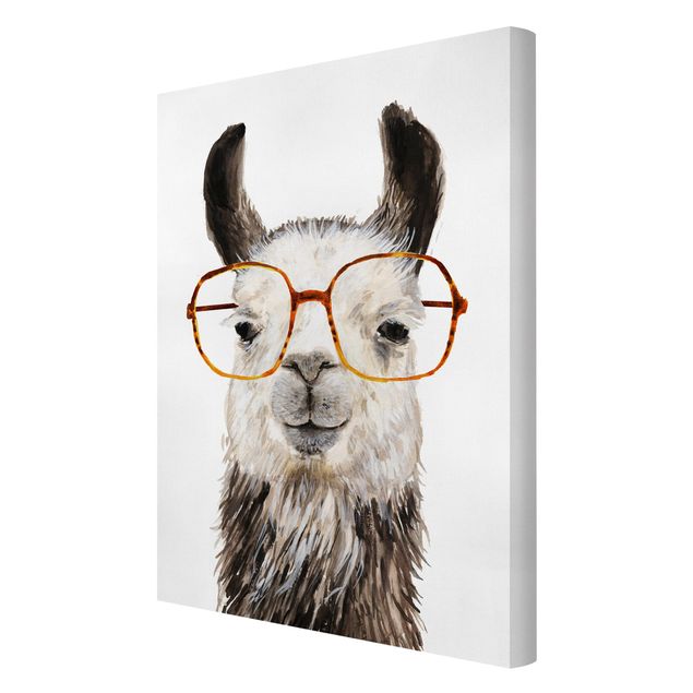 decoração quadros Hip Lama With Glasses IV