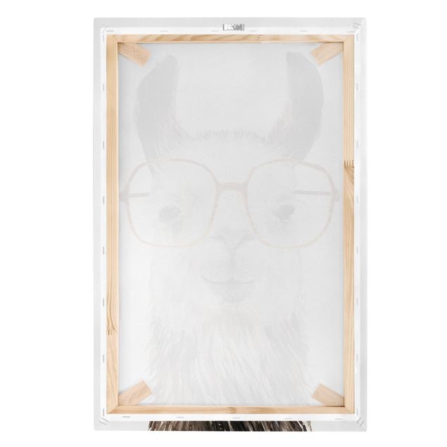 telas decorativas para paredes Hip Lama With Glasses IV