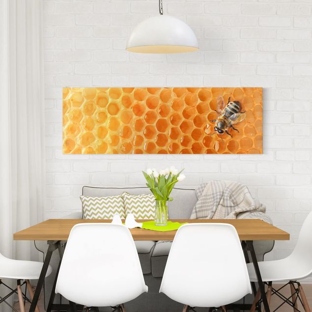 quadros decorativos para sala modernos Honey Bee