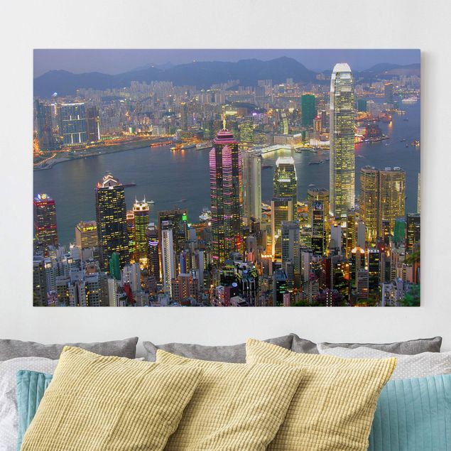 Quadros Ásia Hong Kong Skyline