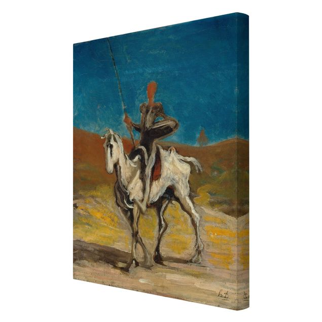 Quadros famosos Honoré Daumier - Don Quixote
