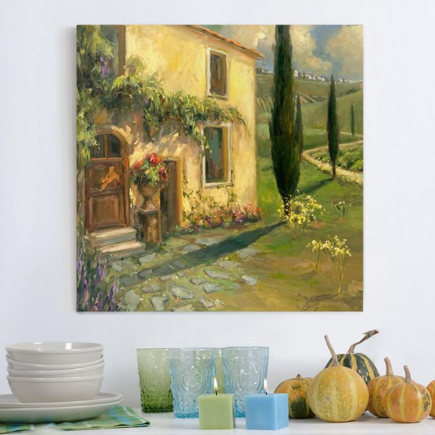 Telas decorativas Itália Italian Countryside - Cypress