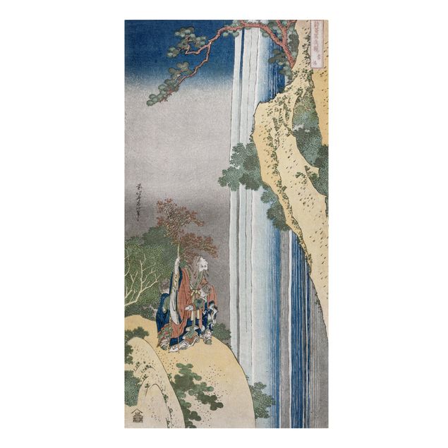 Quadros montanhas Katsushika Hokusai - The Poet Rihaku