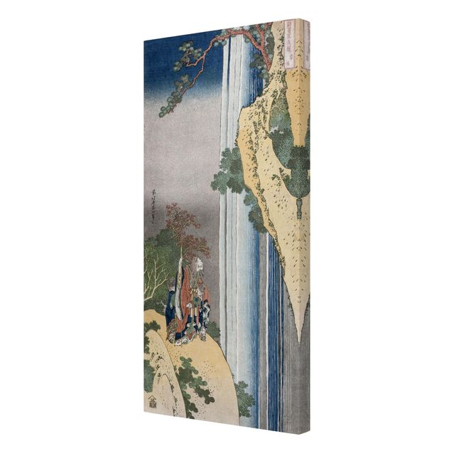 quadro com paisagens Katsushika Hokusai - The Poet Rihaku