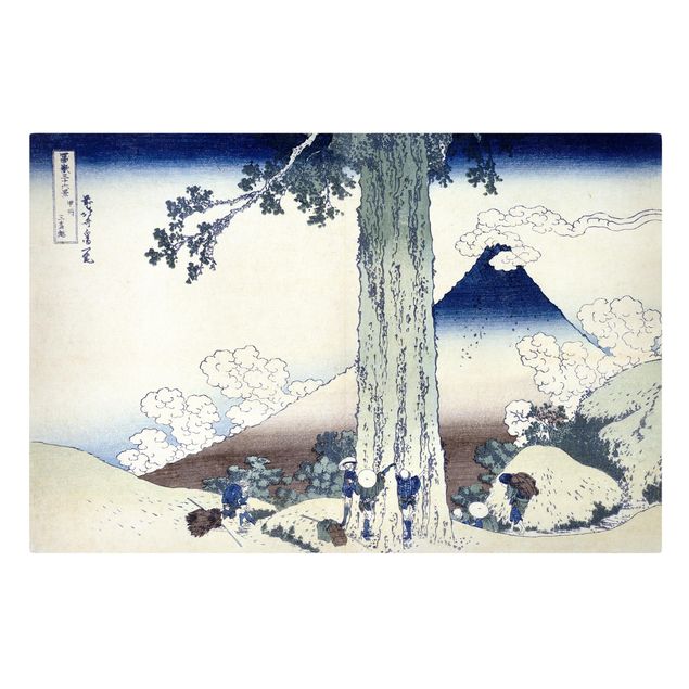 quadro com paisagens Katsushika Hokusai - Mishima Pass In Kai Province