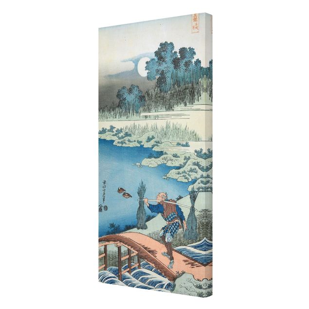 Quadros famosos Katsushika Hokusai - Rice Carriers (Tokusagari)
