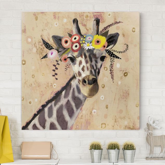 decoraçoes cozinha Klimt Giraffe