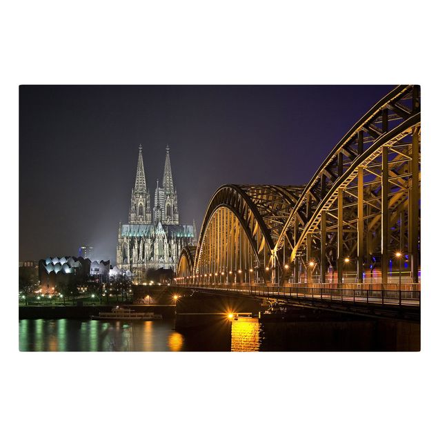quadros modernos para quarto de casal Cologne Cathedral