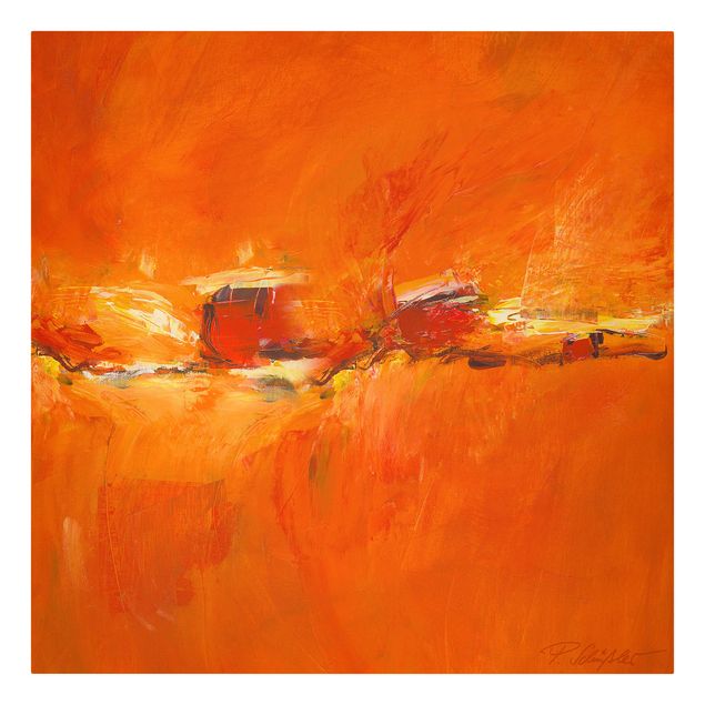 Quadros de Petra Schüssler Composition In Orange