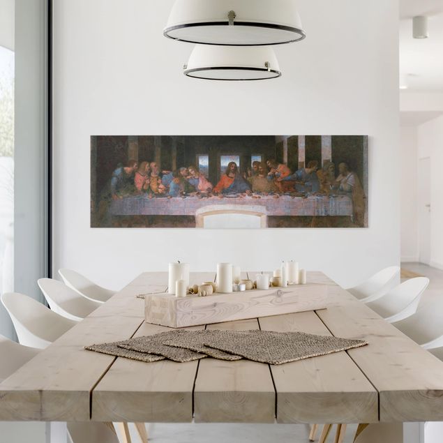 decoraçao para parede de cozinha Leonardo Da Vinci - The last Supper