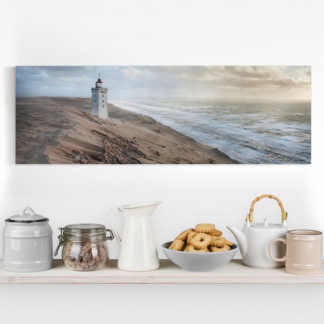 decoraçao para parede de cozinha Lighthouse In Denmark