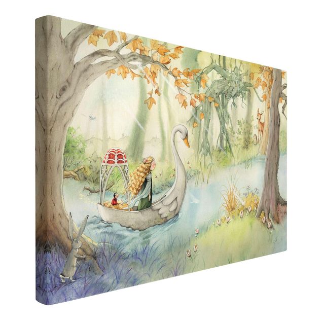 decoração quadros Lilia the little Princess- The Swan Boat