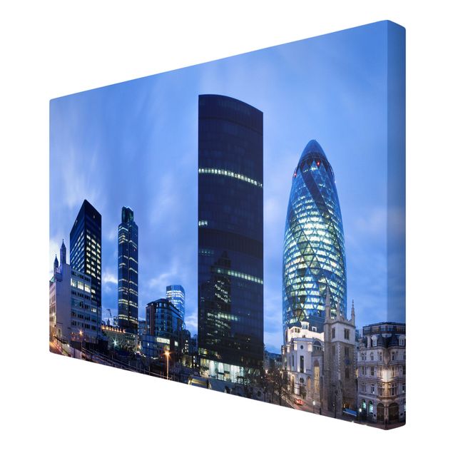 quadros decorativos para sala modernos London Financial District