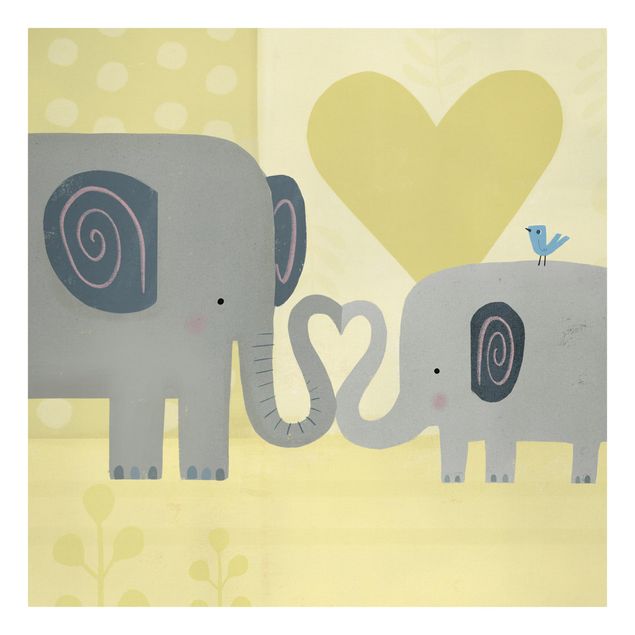 Telas decorativas animais Mum And I - Elephants