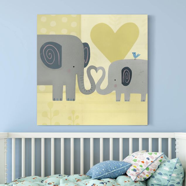 Telas decorativas elefantes Mum And I - Elephants