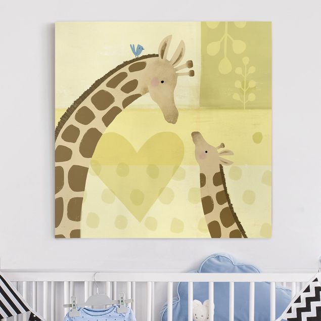 Telas decorativas girafas Mum And I - Giraffes