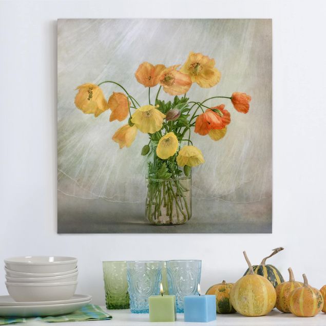 Quadros papoilas Poppies in a Vase