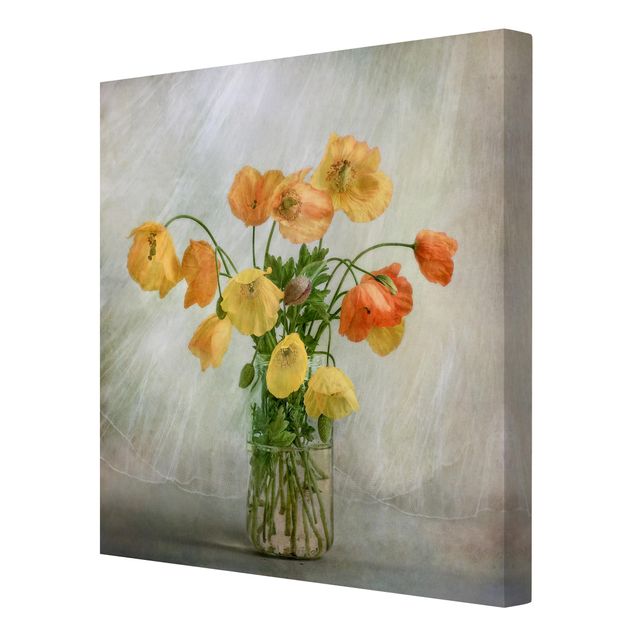 quadros de flores Poppies in a Vase