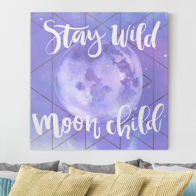 decoraçao para parede de cozinha Moon Child - Stay Wild