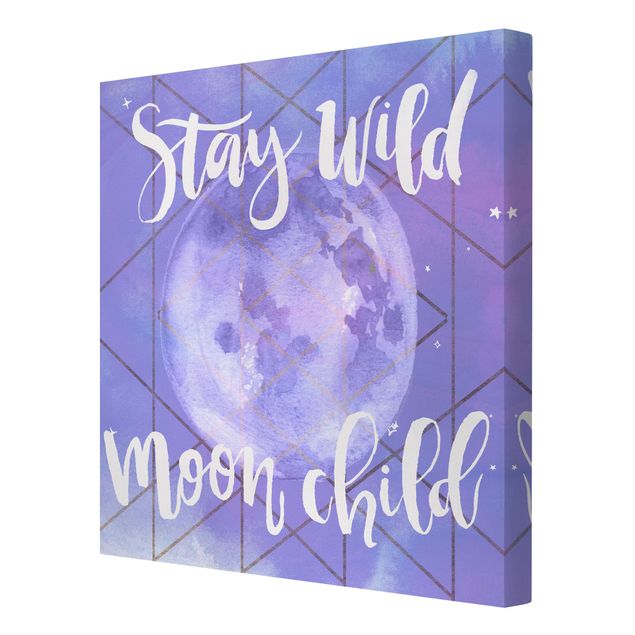 decoração quadros Moon Child - Stay Wild