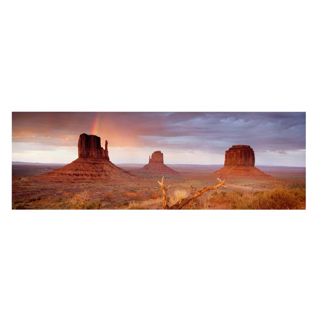 Quadros paisagens Monument Valley At Sunset
