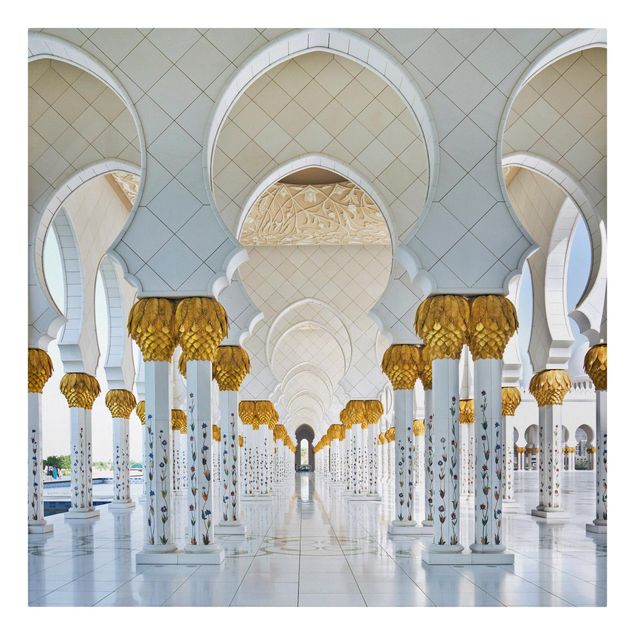quadros para parede Mosque In Abu Dhabi