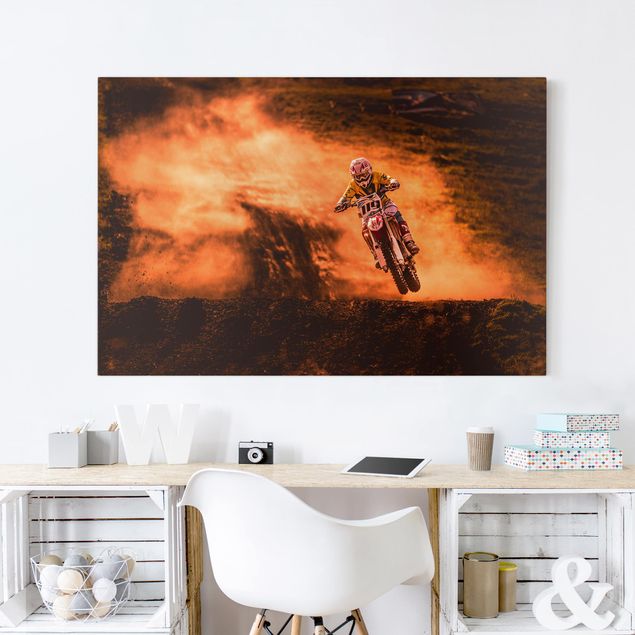 Quadros retratos Motocross In The Dust