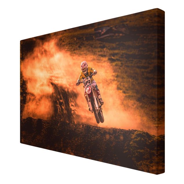 quadros para parede Motocross In The Dust
