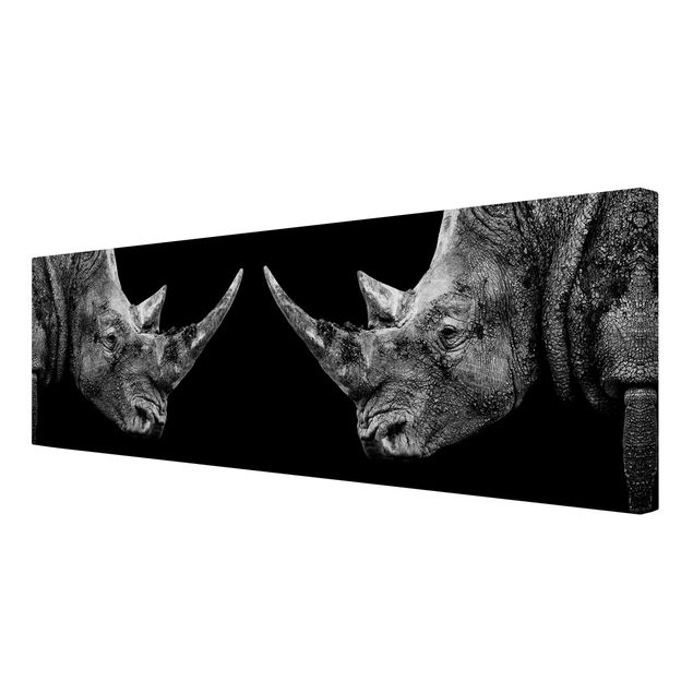 decoração quadros Rhino Duel