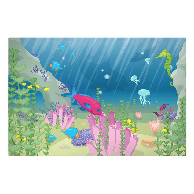 Telas decorativas animais No.RY25 Underwater World