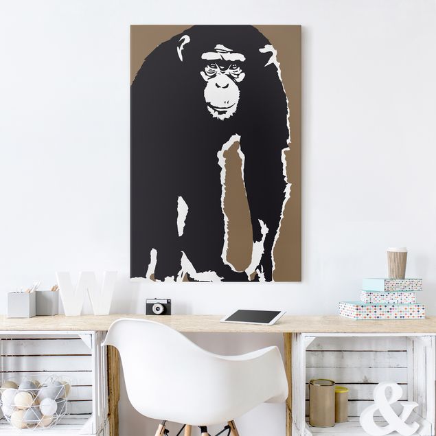 Quadros animais Chimpanzee