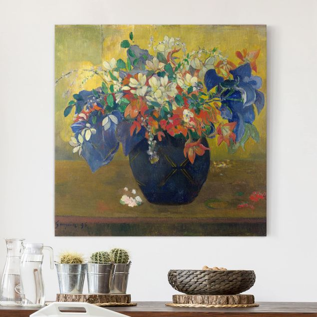decoraçao cozinha Paul Gauguin - Flowers in a Vase
