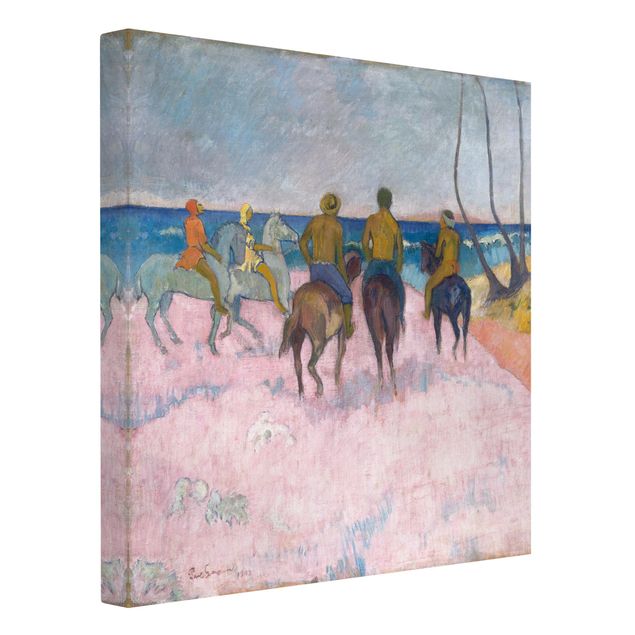Quadros por movimento artístico Paul Gauguin - Riders On The Beach