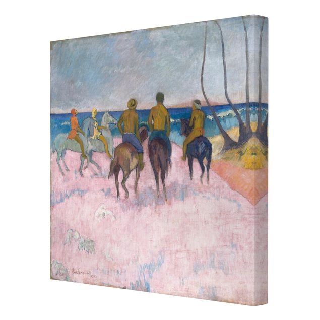 Quadros famosos Paul Gauguin - Riders On The Beach