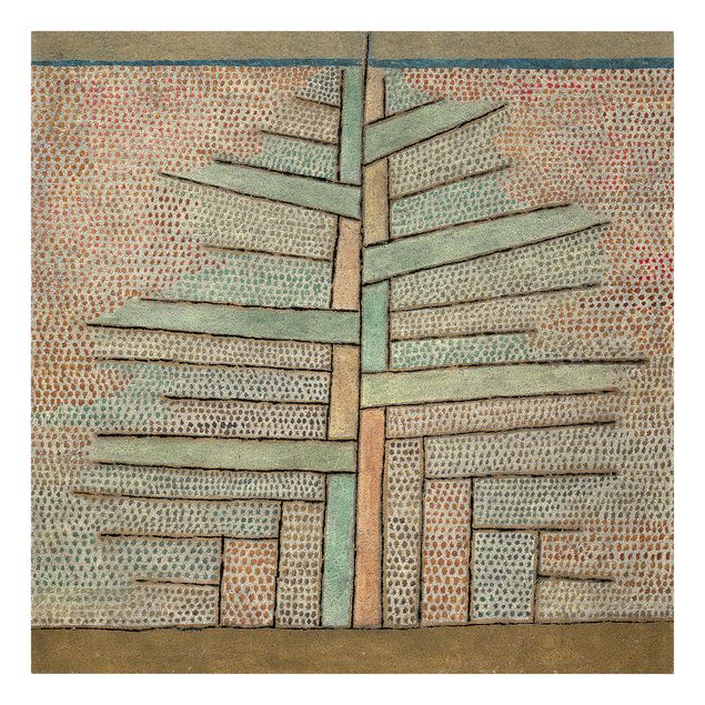 Telas decorativas réplicas de quadros famosos Paul Klee - Pine