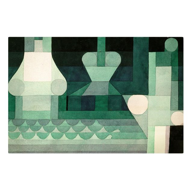 tela abstrata para sala Paul Klee - Locks