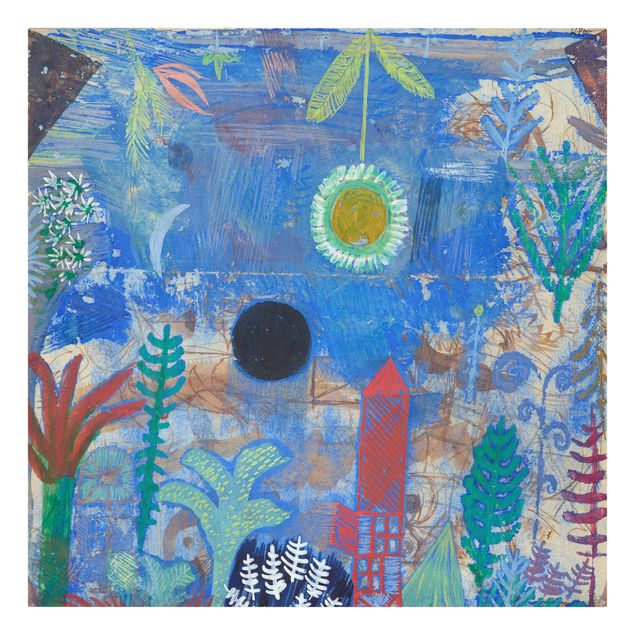 Telas decorativas abstratas Paul Klee - Sunken Landscape