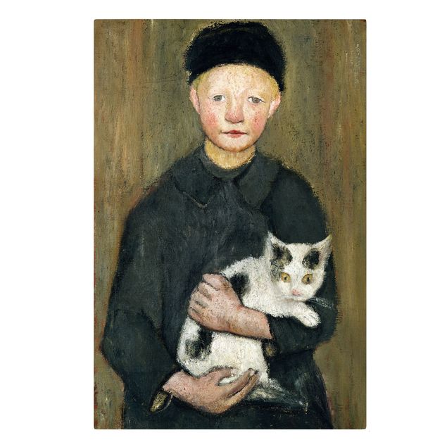 Quadros por movimento artístico Paula Modersohn-Becker - Boy with Cat