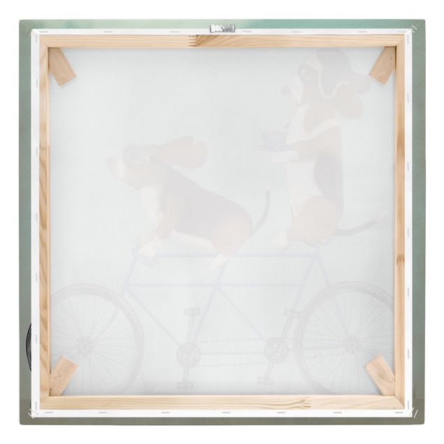 quadros modernos para quarto de casal Cycling - Bassets Tandem