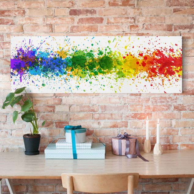 decoraçao cozinha Rainbow Splatter