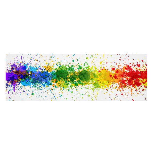 Quadros padrões Rainbow Splatter