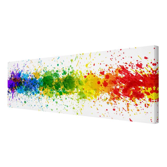 quadros para parede Rainbow Splatter