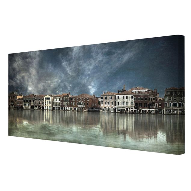 quadros decorativos para sala modernos Reflections in Venice