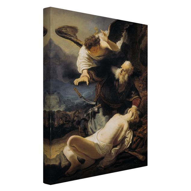 Quadros por movimento artístico Rembrandt van Rijn - The Angel prevents the Sacrifice of Isaac
